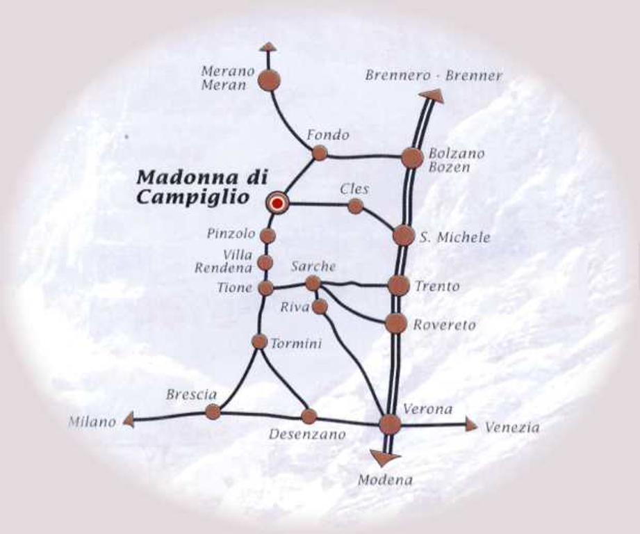 Campiglio Tre Sassi Lejlighed Madonna Værelse billede